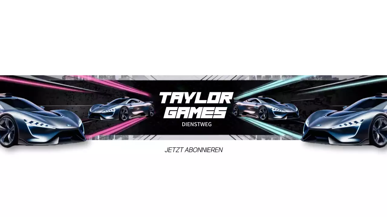 moderne Neon-Gaming-Werbung