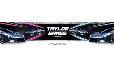 moderne Neon-Gaming-Werbung