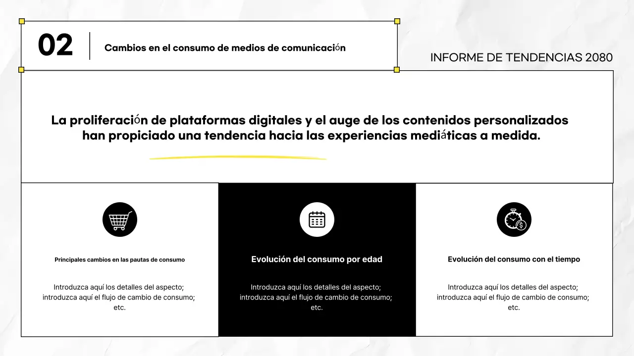 Información sobre el informe Black Modern