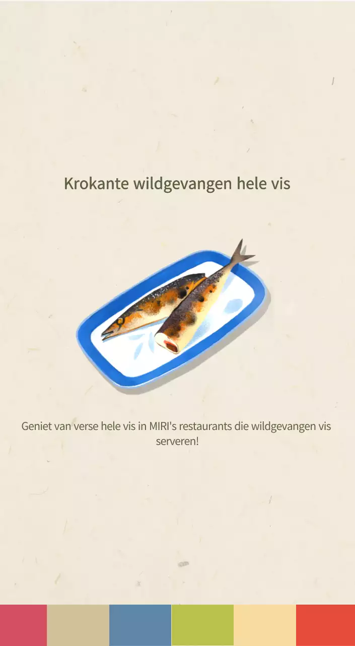 Beige Traditionele Eetkalender