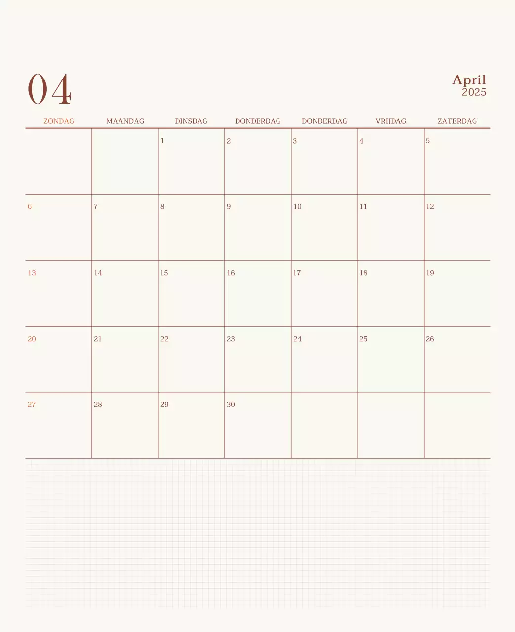 Promoot Beige Vintage Café