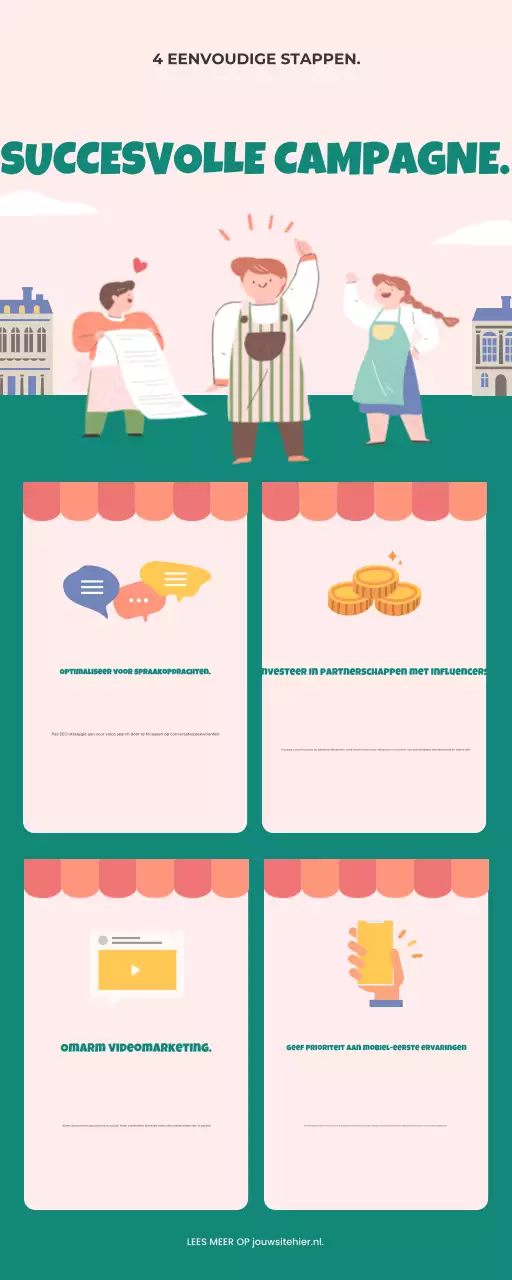 groene moderne marketinggids