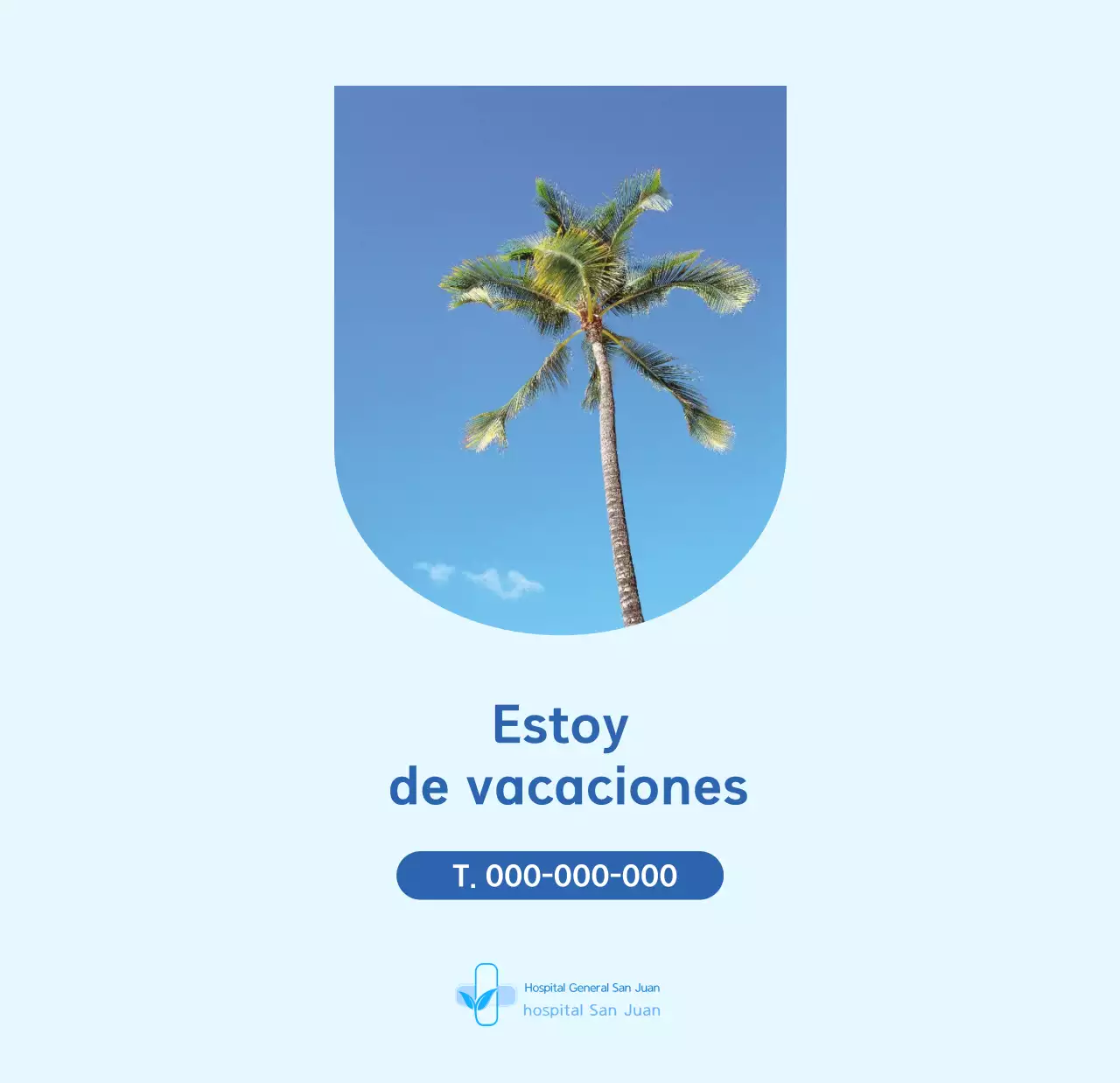 Calendario del Hospital Moderno Azul