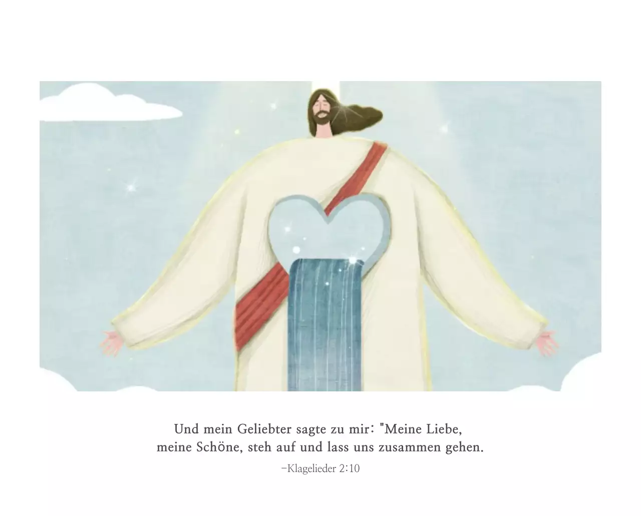 Pastell saubere Illustration Kirche