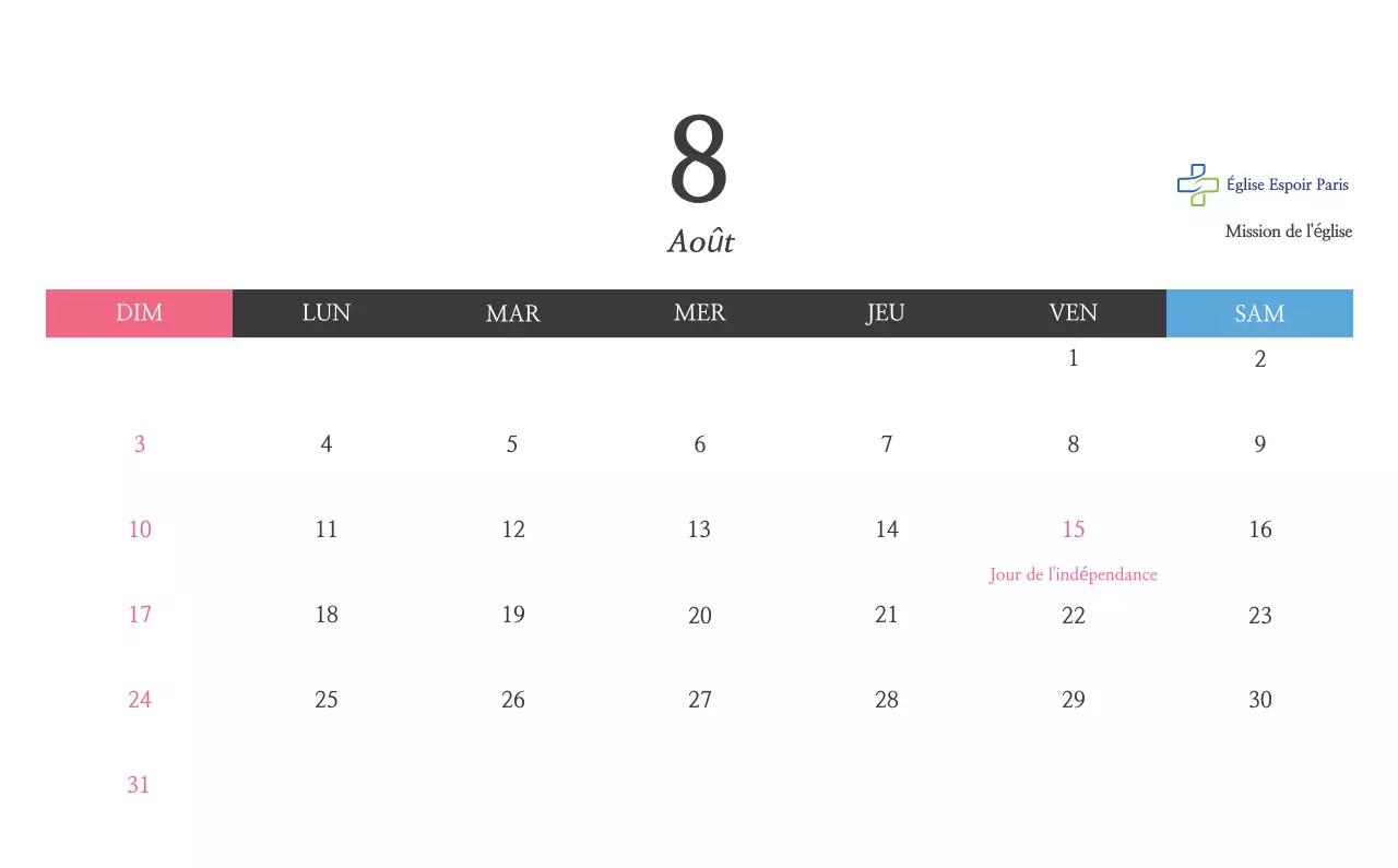 Calligraphie simple Promotion de l'église biblique