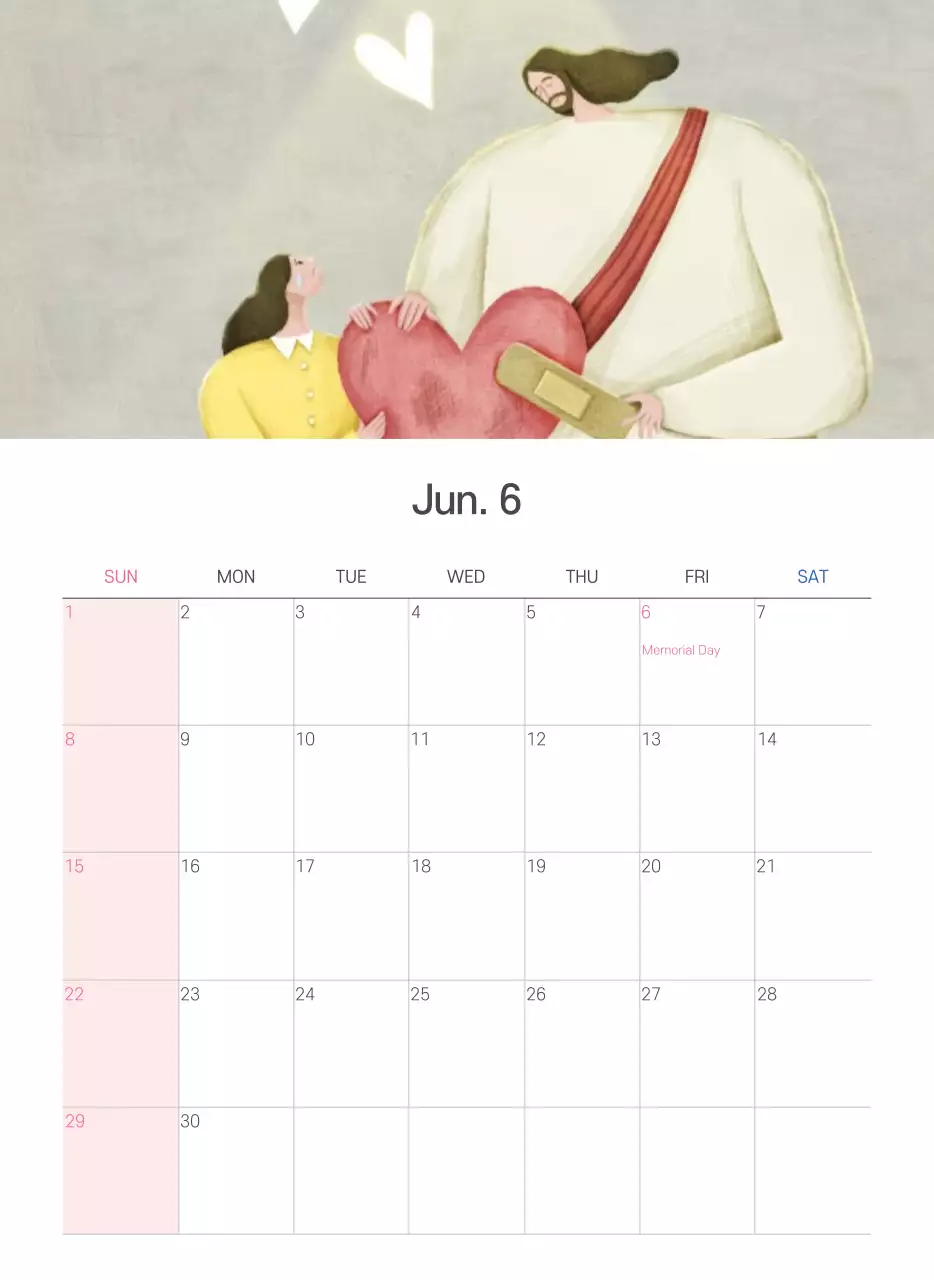 Gereja ilustrasi pastel yang bersih