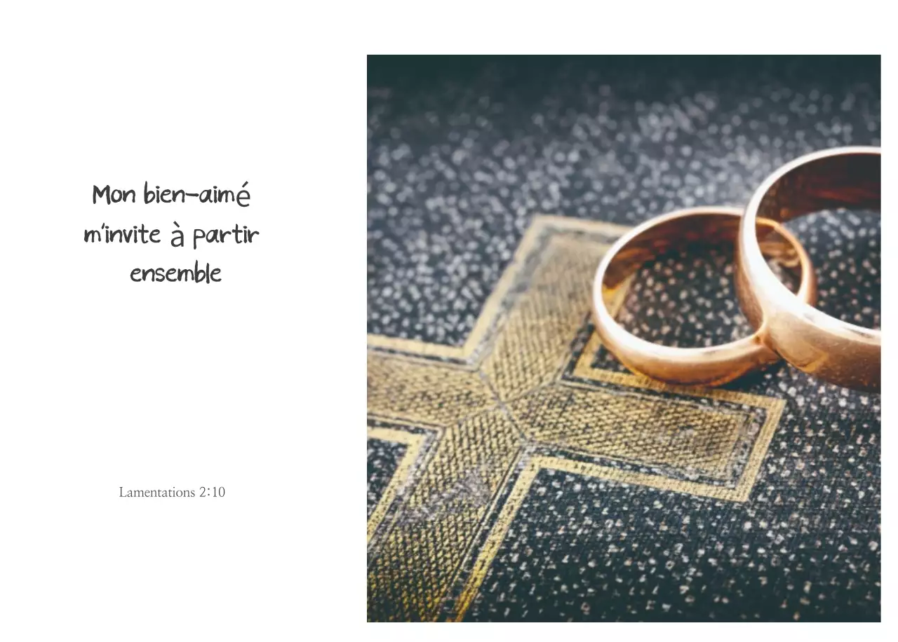 Calligraphie simple Promotion de l'église biblique