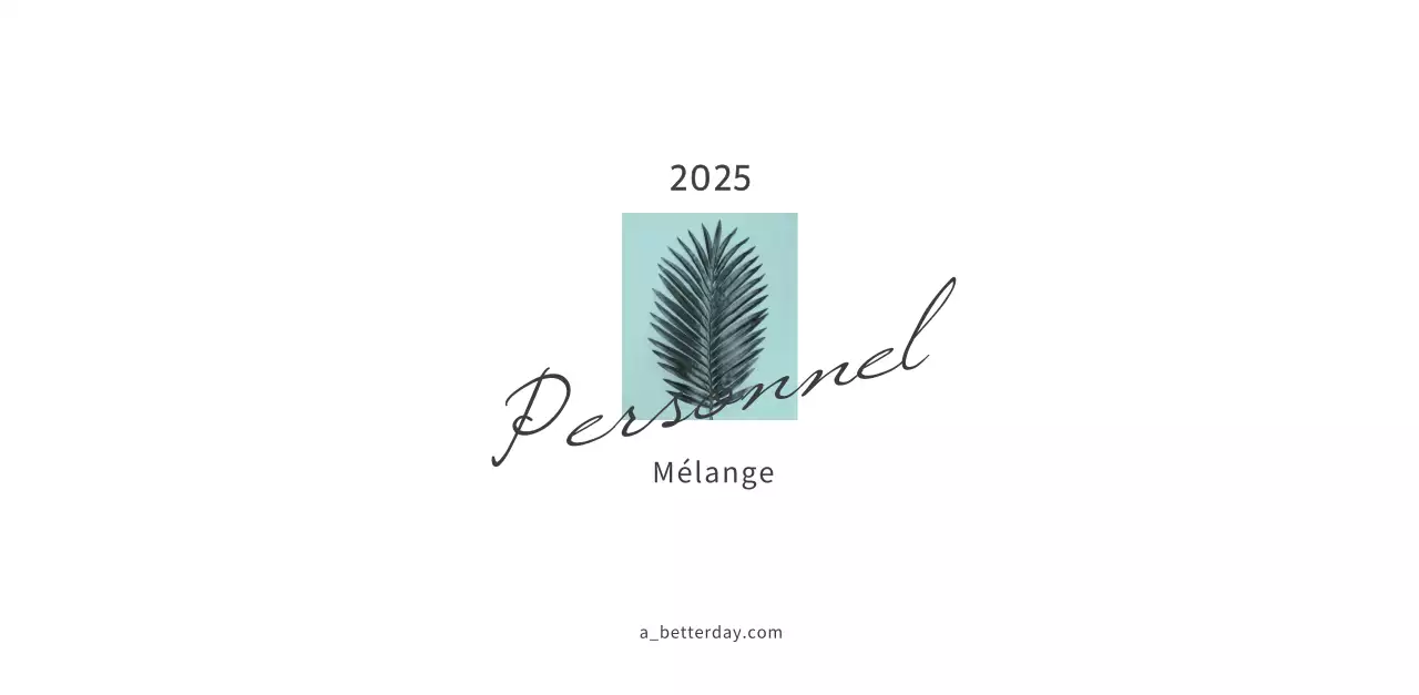 Calendrier botanique blanc et propre