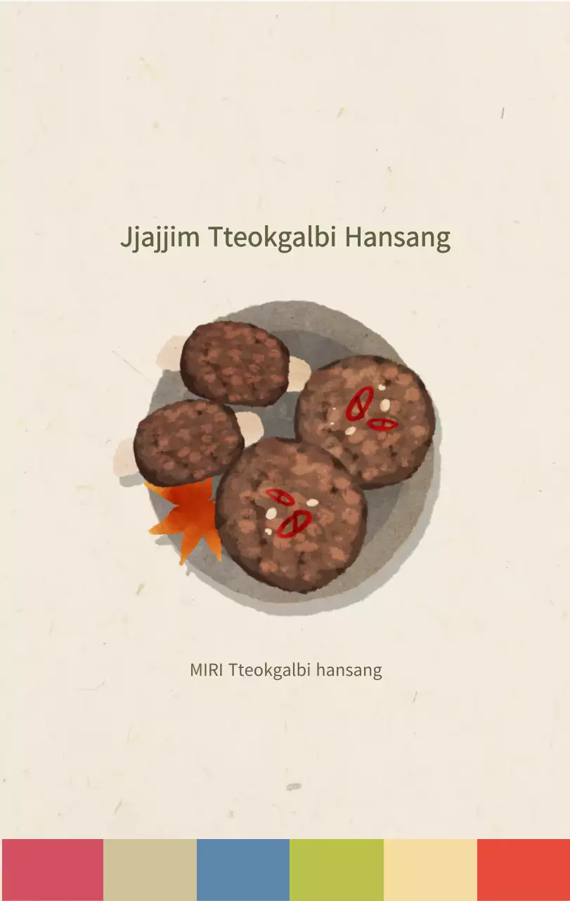 Calendario alimentare tradizionale beige