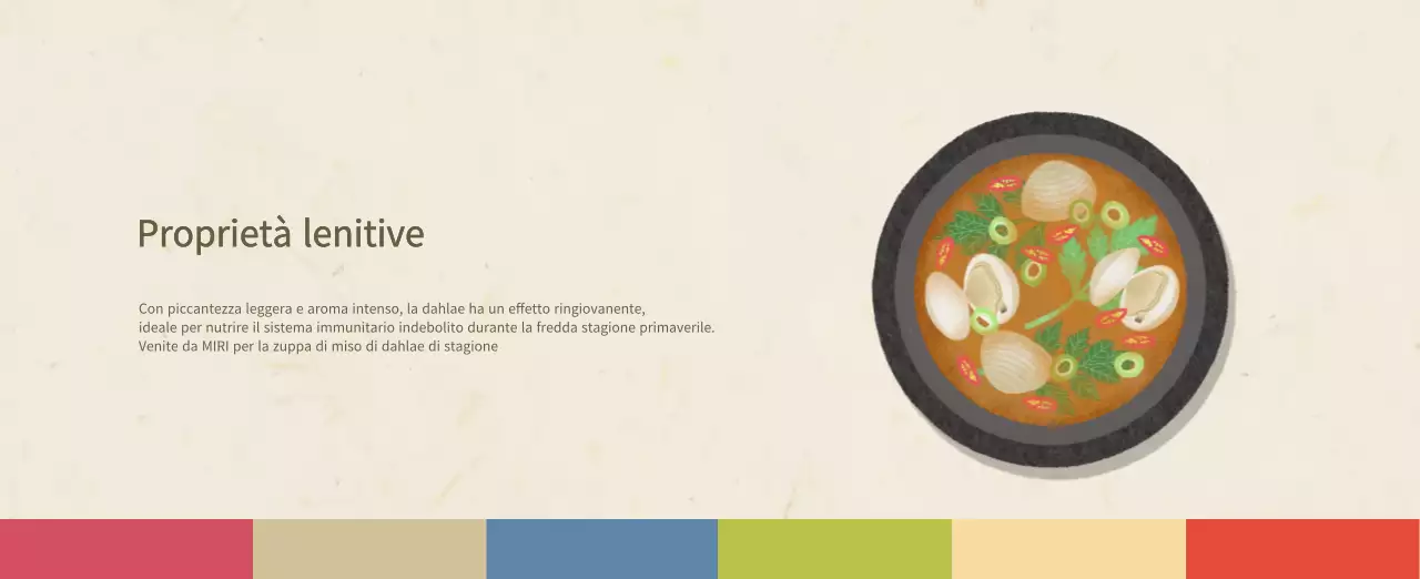 Calendario alimentare tradizionale beige