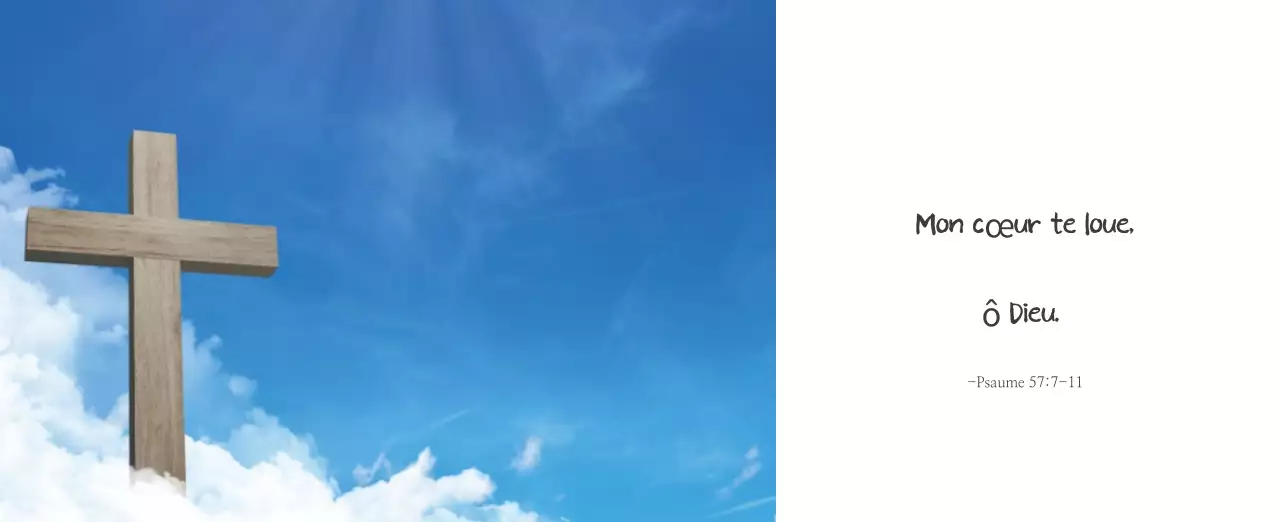 Calligraphie simple Promotion de l'église biblique