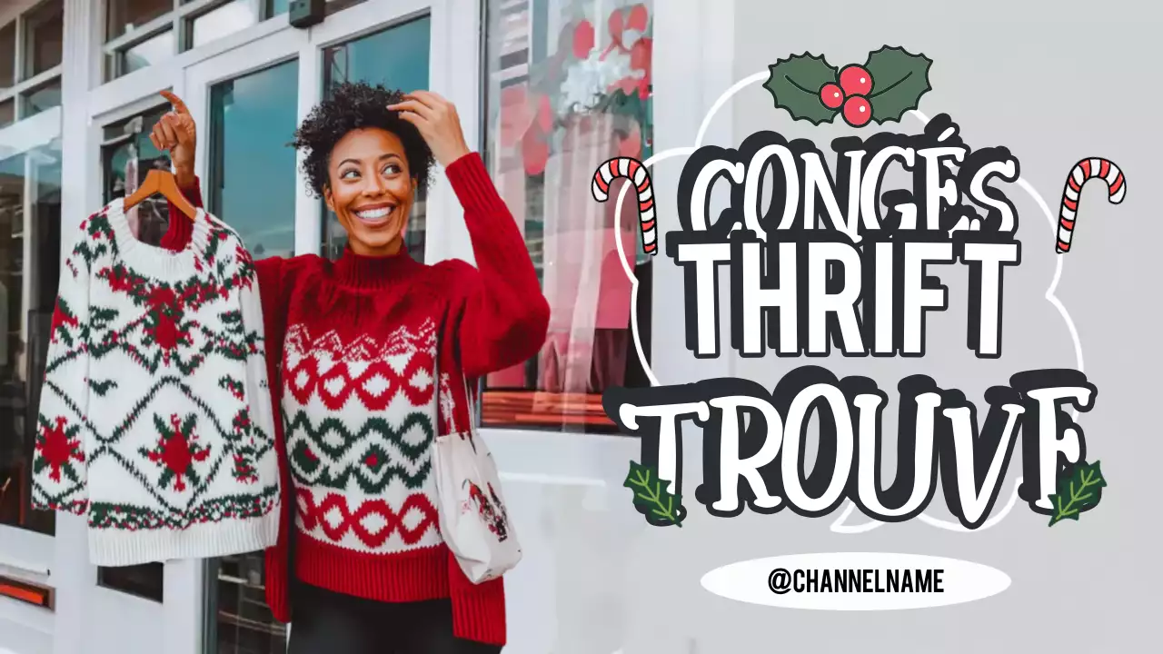 Annonce de vacances vintage rouge