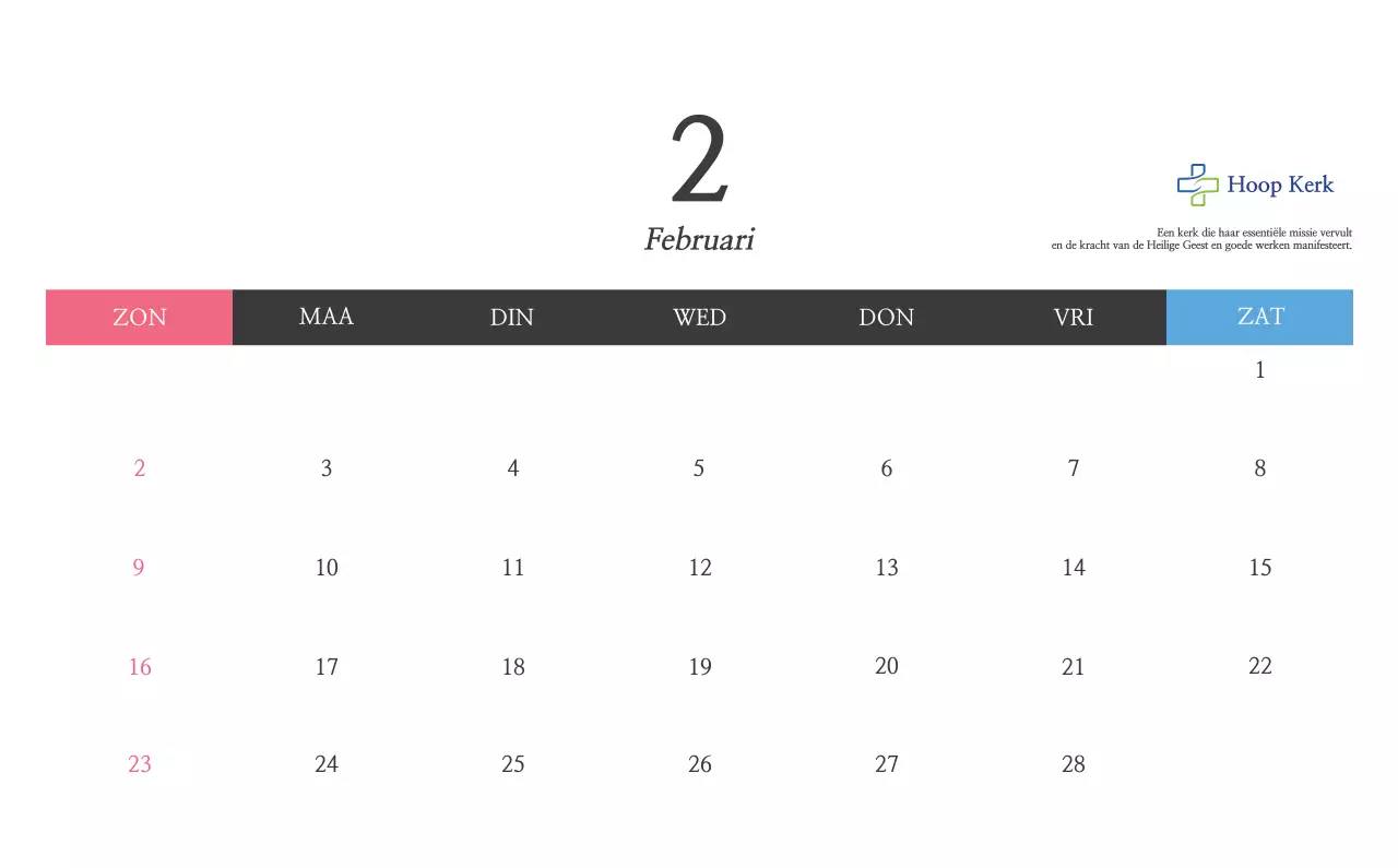 Eenvoudige kalligrafie Bijbel Kerk Promotie