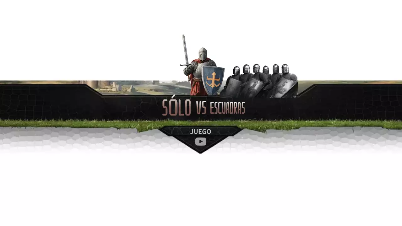 promoción del juego medieval gris