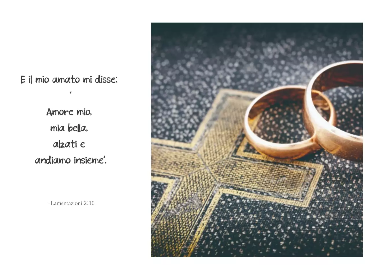 Promozione della chiesa biblica in calligrafia semplice