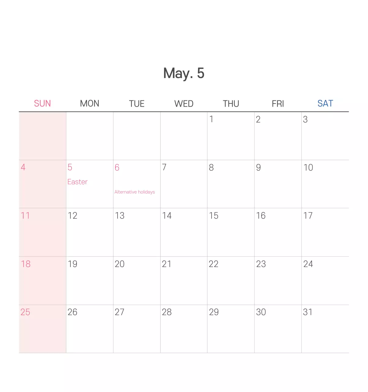 Ilustrasi gereja yang bersih dengan warna pastel