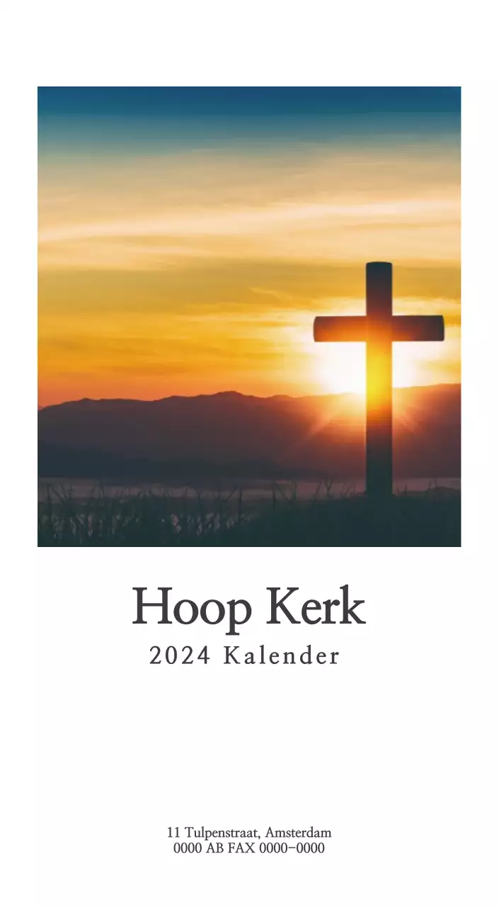 Eenvoudige kalligrafie Bijbel Kerk Promotie