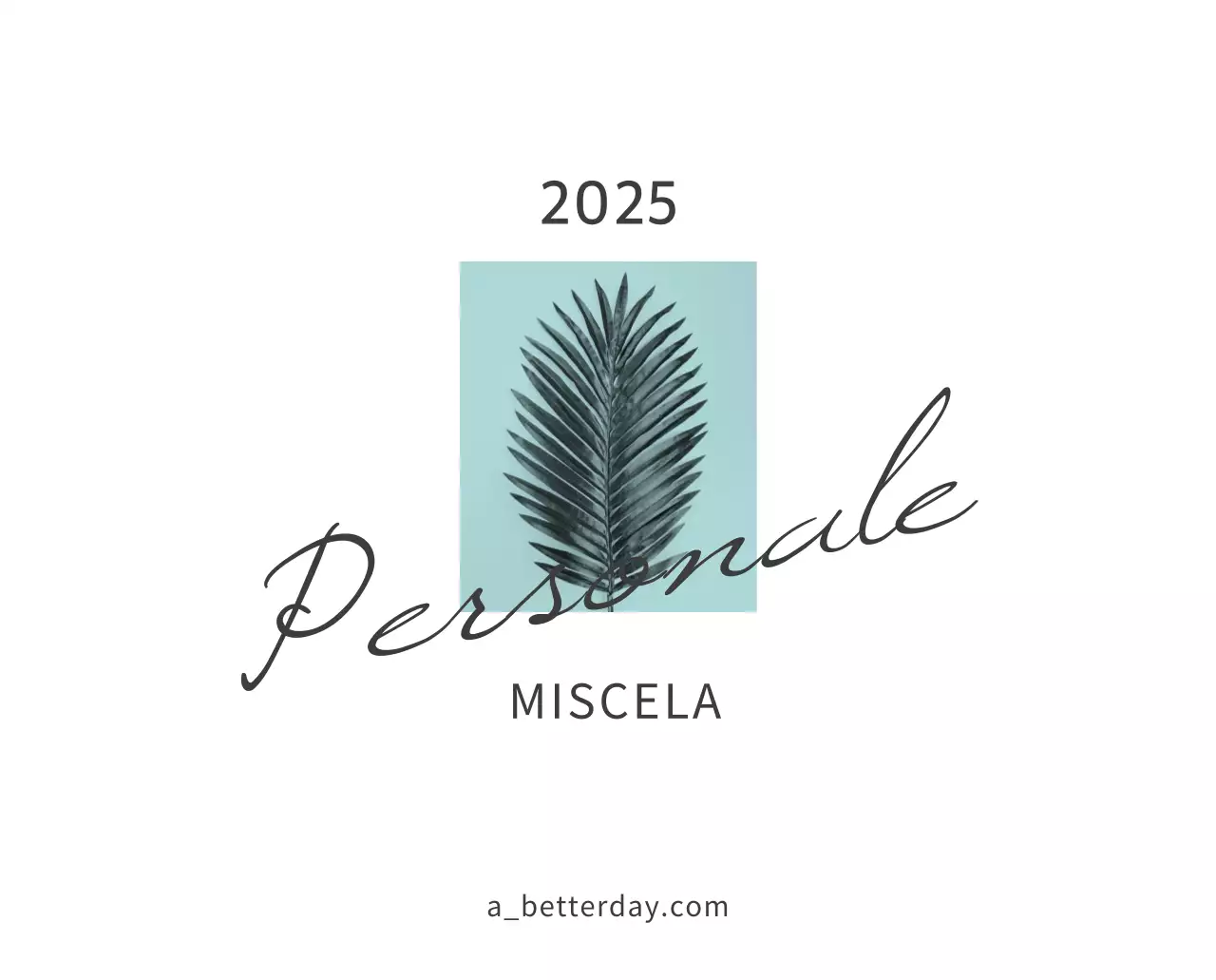 Calendario botanico naturale bianco e pulito