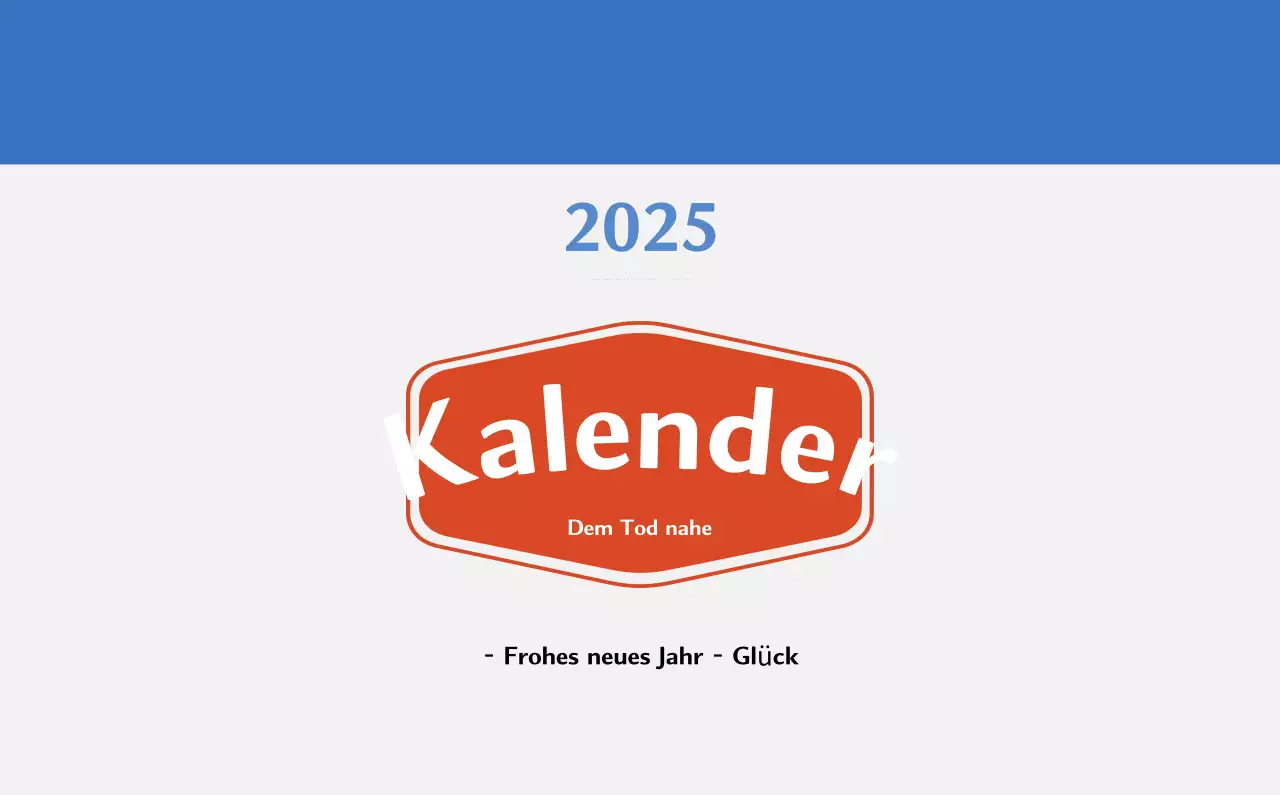 Retro-Konzept Erinnerungskalender in rot