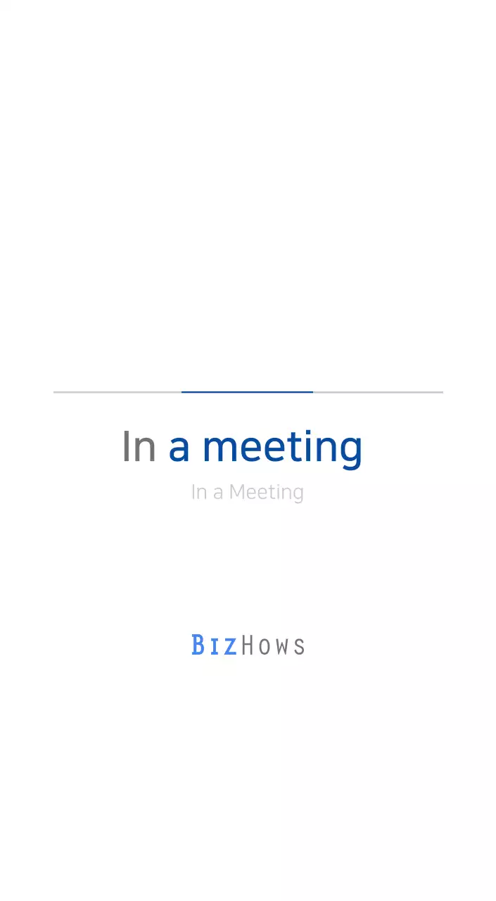 Blue Minimalist Calendar