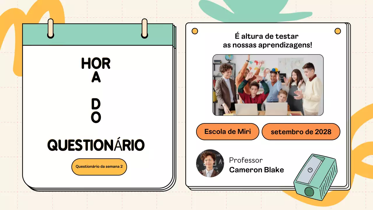 Material de aula do Mint Modern Quiz