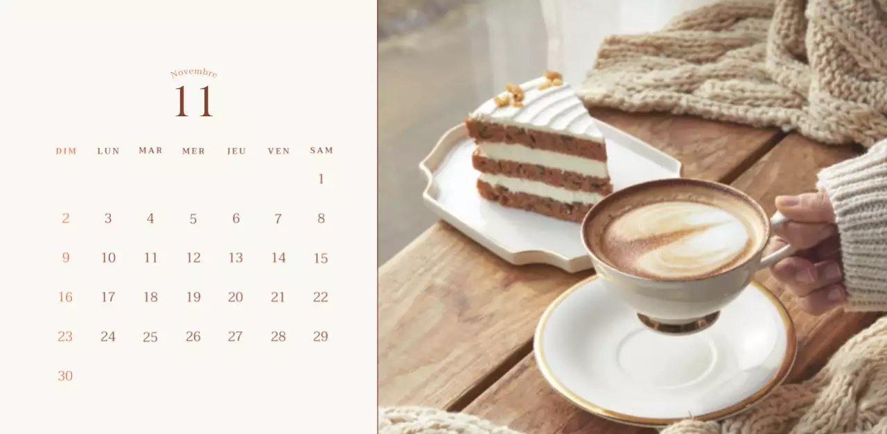 Promouvoir Beige Vintage Cafe