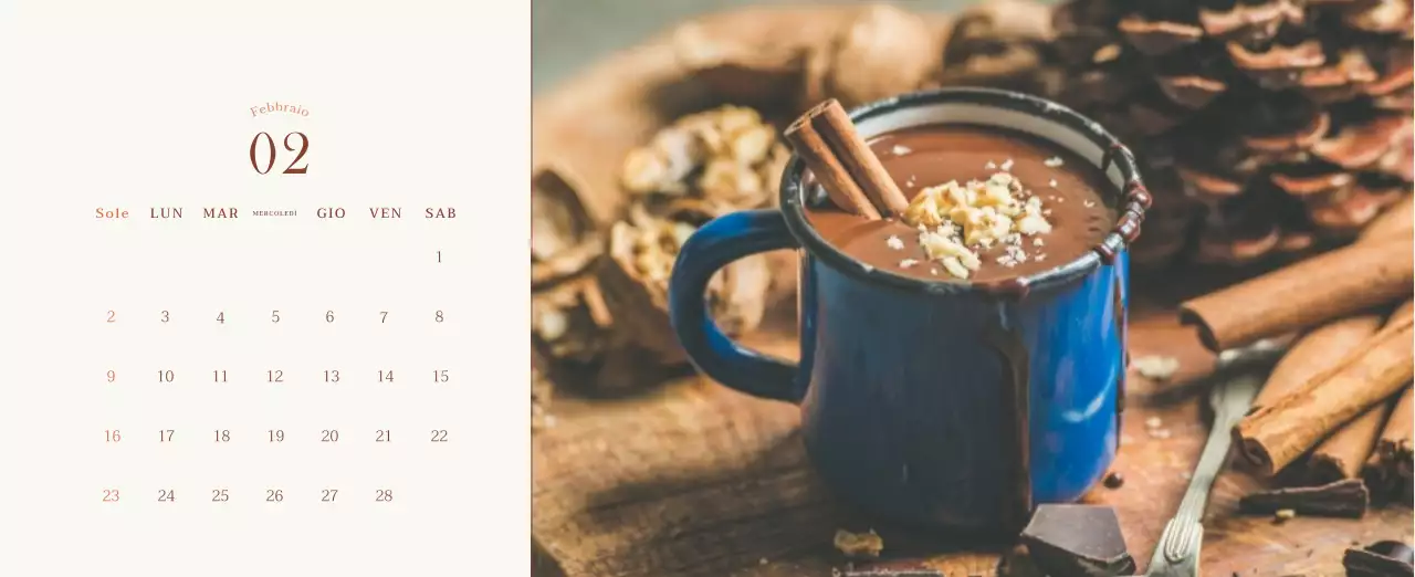 Promuovere il caffè vintage beige