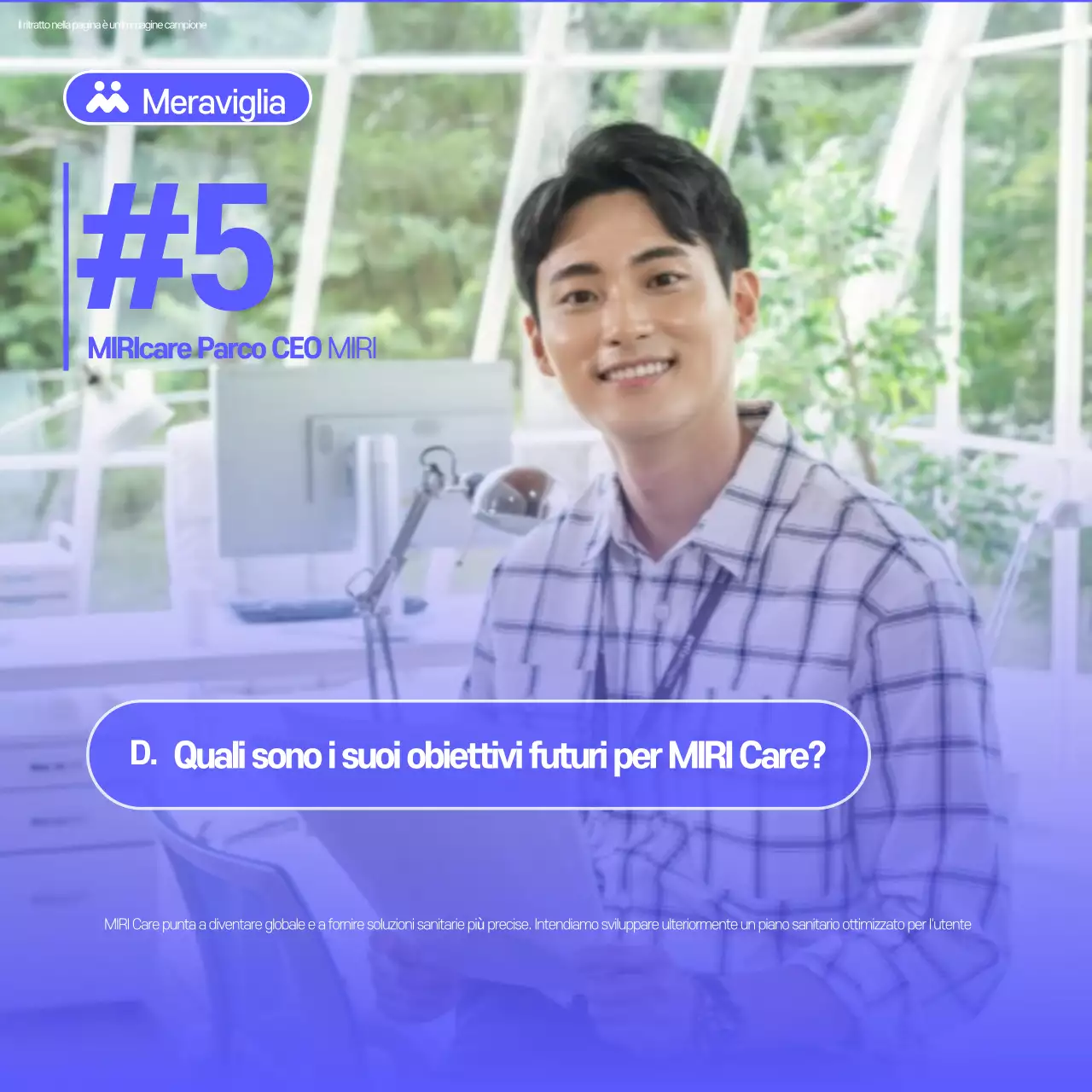 Collezione di modelli di intervista moderni blu