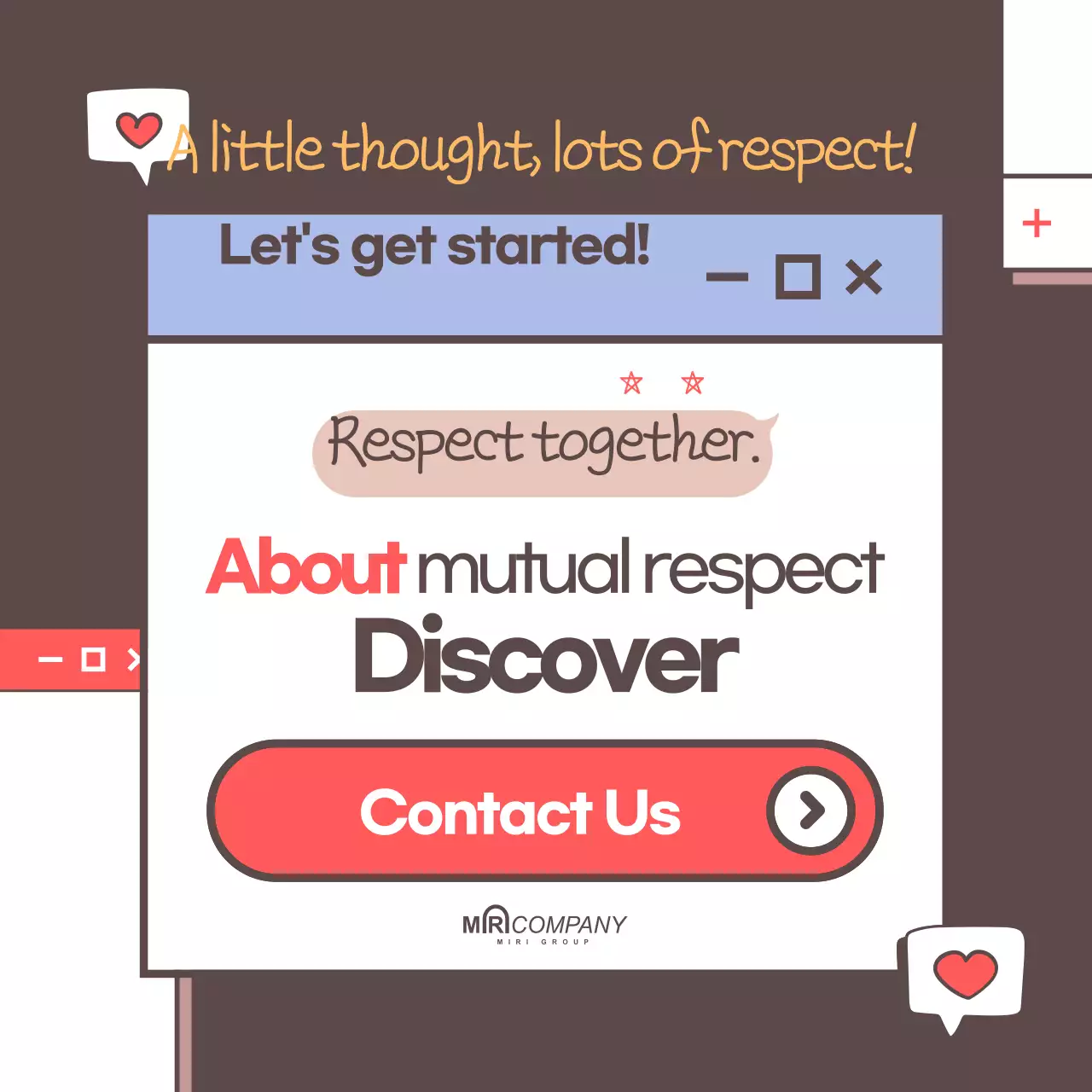 Guia de respeito moderno marrom Instagram Carousel