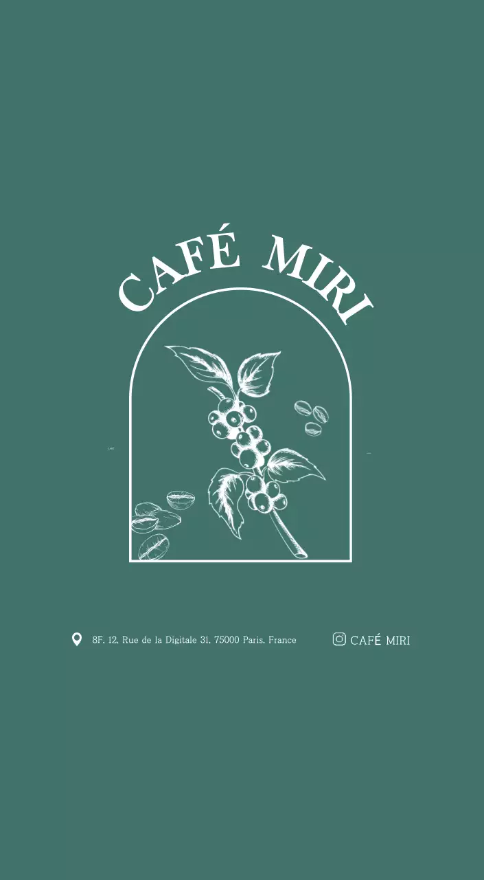 Un calendrier moderne pour les cafés avec des recommandations sur la boisson du mois.