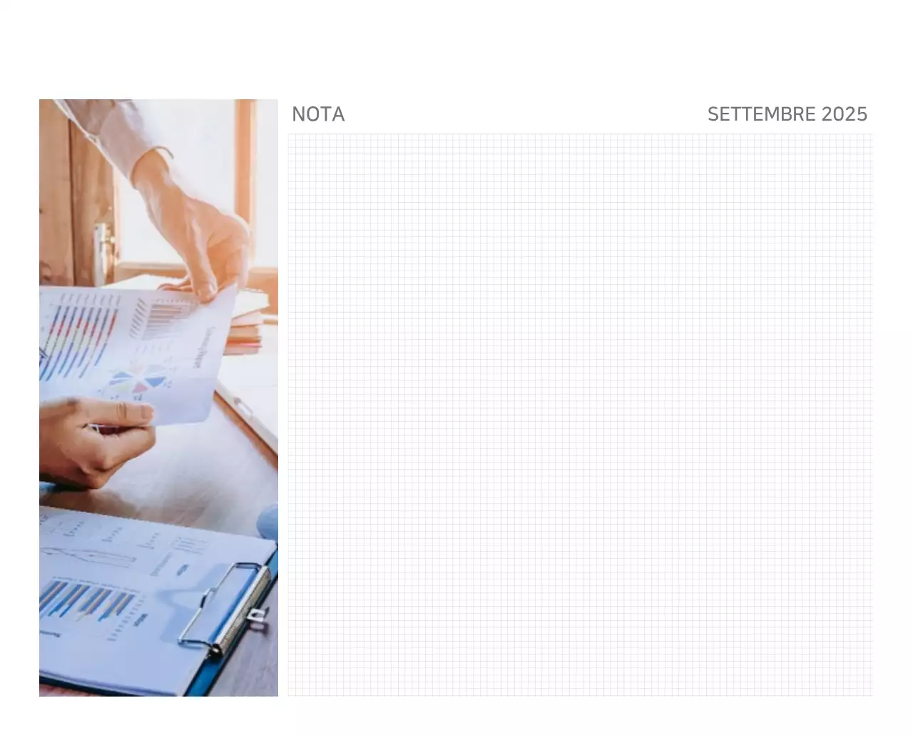 Calendario moderno blu Calendario moderno blu