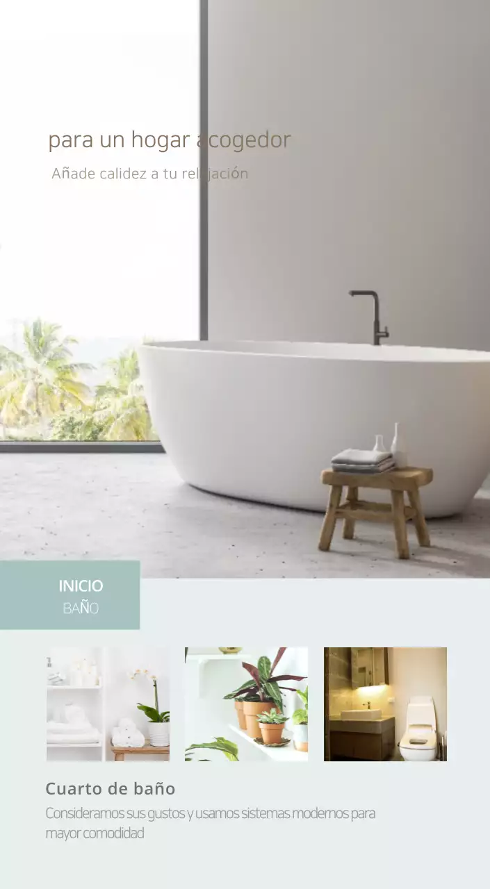 Calendario interior minimalista beige