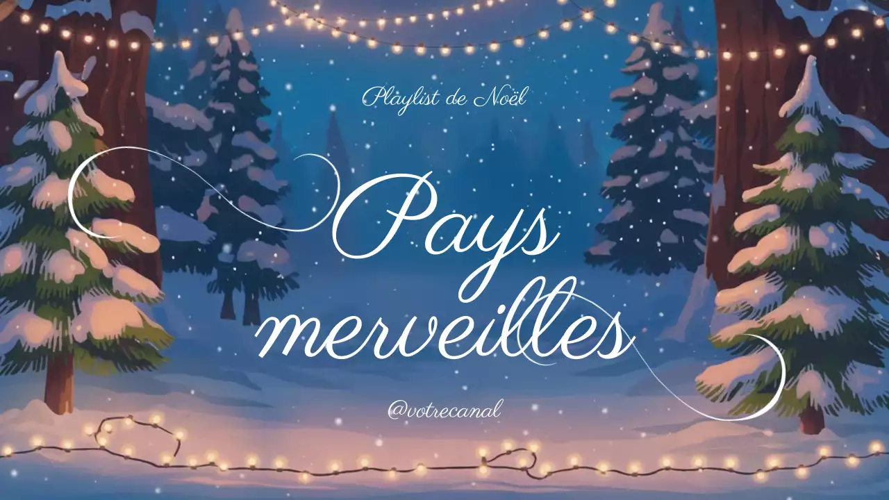 playlist hivernale festive bleue