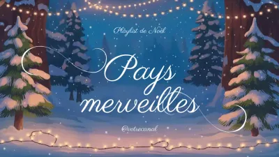 playlist hivernale festive bleue