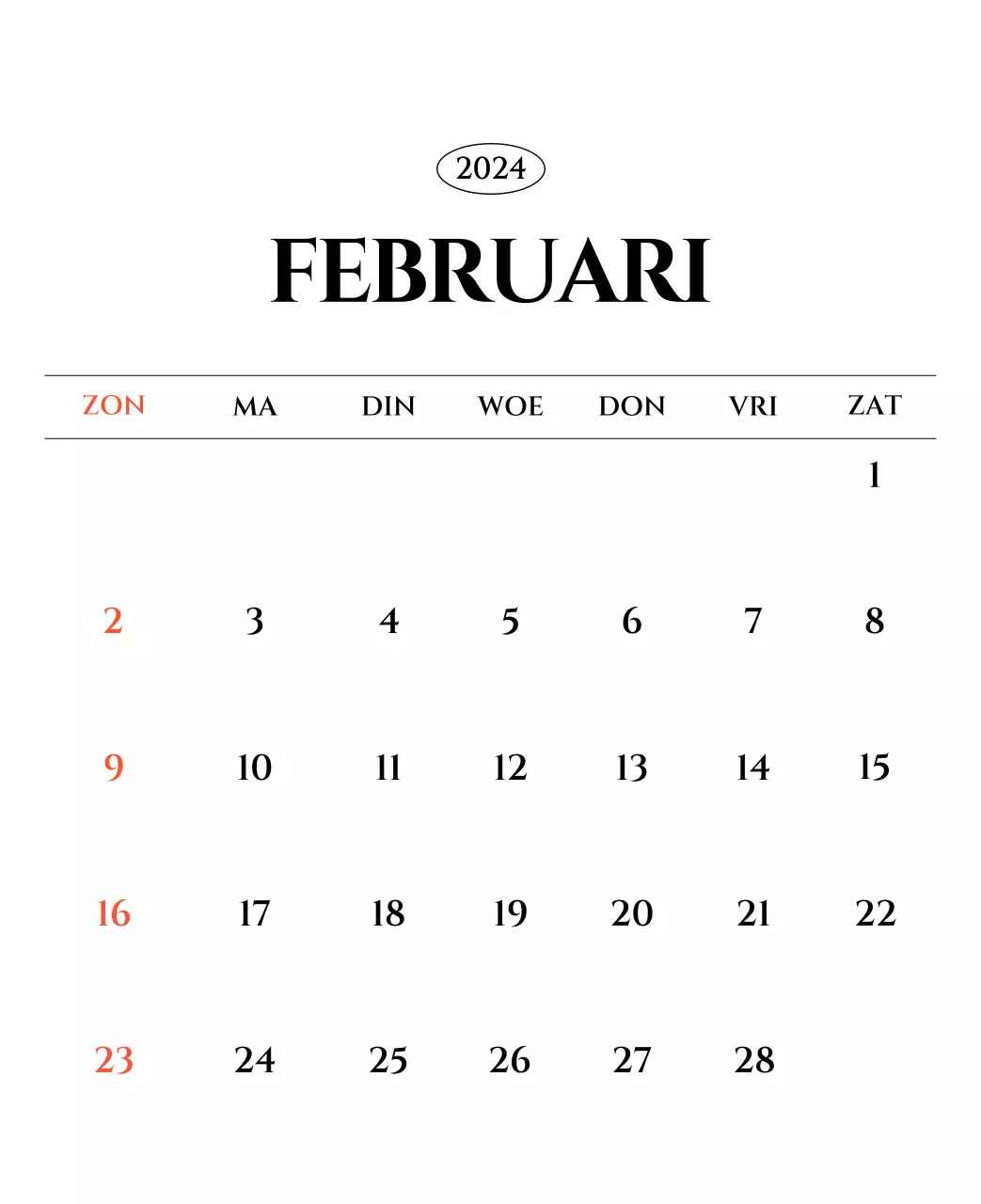 Eenvoudige kalender met zwart-wit emotionele reisfotografie concept