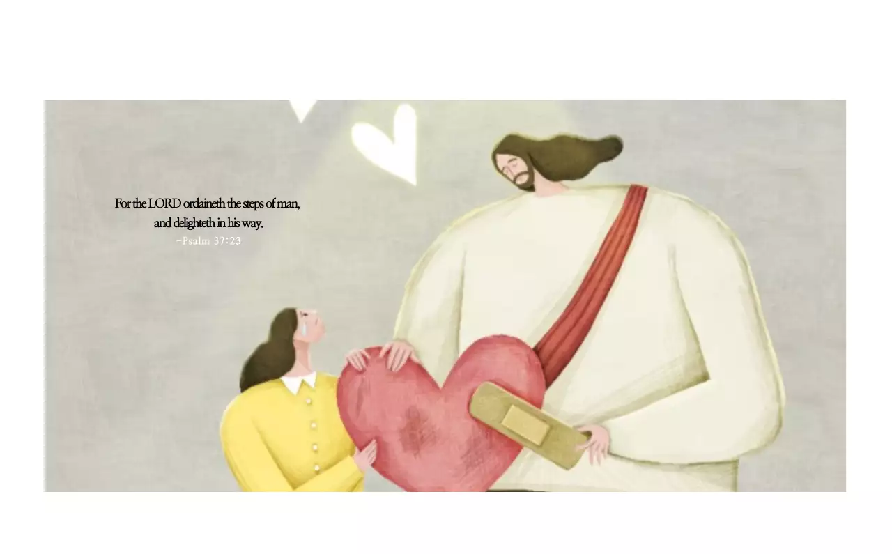 Ilustrasi gereja yang bersih dengan warna pastel