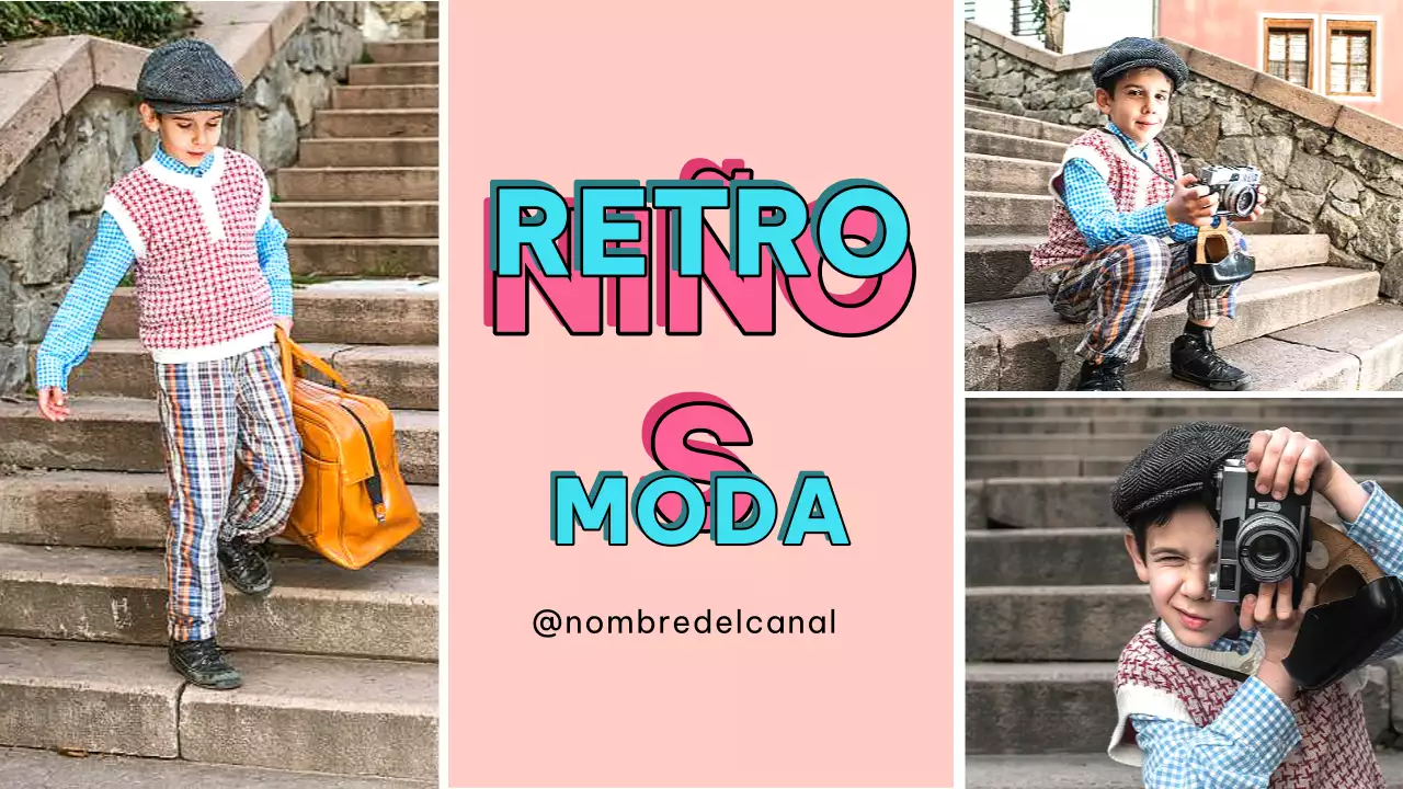 Promoción Niños Retro Rosa