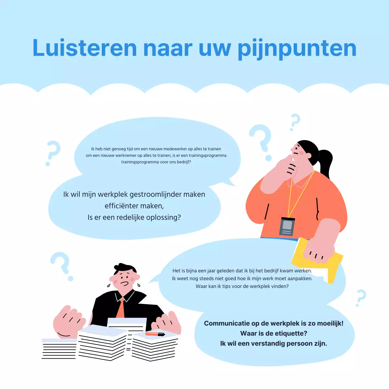 Rekrutering van jonge mannen in lichtblauw