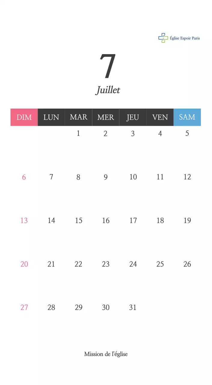 Calligraphie simple Promotion de l'église biblique