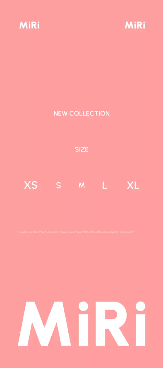 Pink Modern Fashion Ad