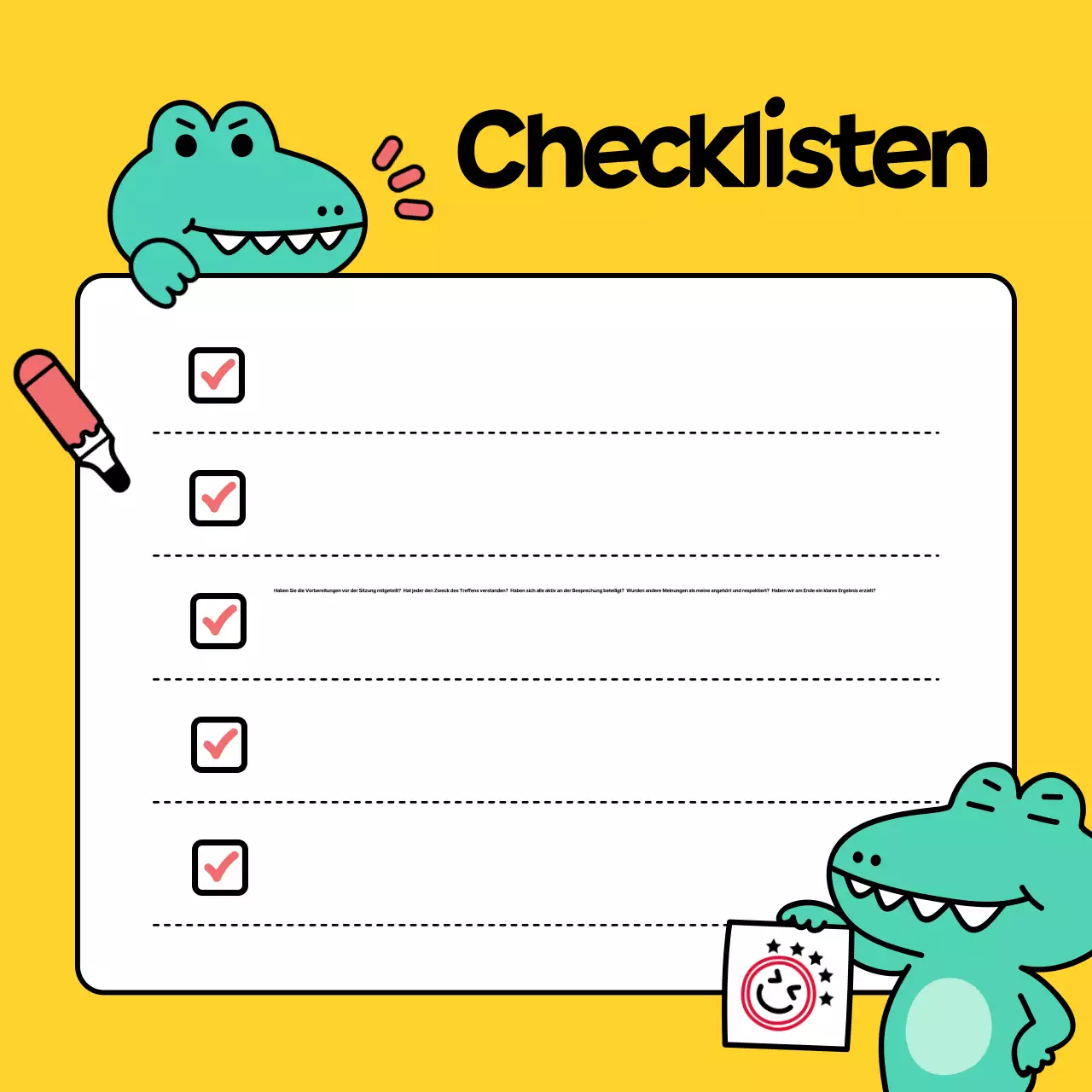 Der gelbe und hübsche Newsletter zum Firmentreffen