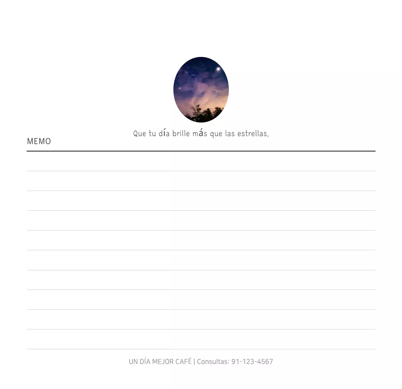 Calendario blanco de naturaleza botánica limpia