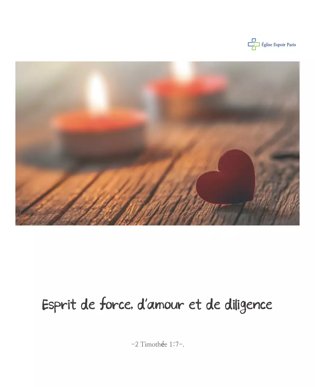 Calligraphie simple Promotion de l'église biblique