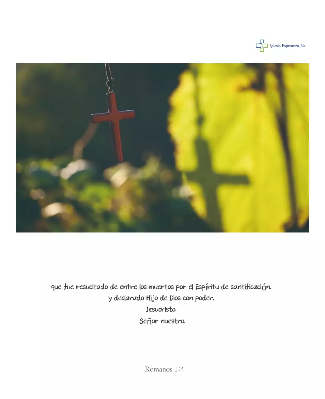 Caligrafía sencilla Promoción de la Iglesia Bíblica