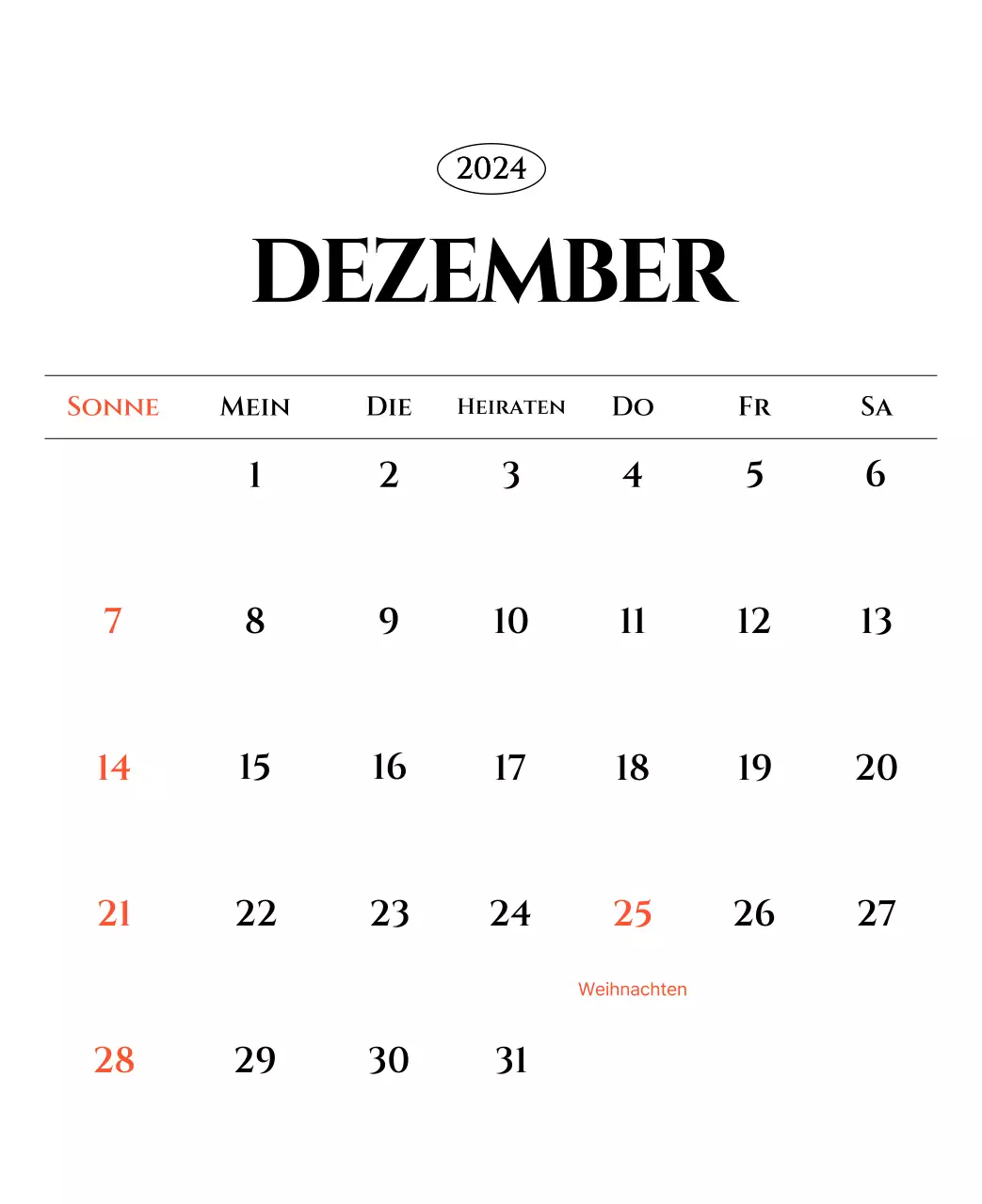 Einfacher Kalender mit schwarzer und weißer emotionaler Reisefotografie Konzept