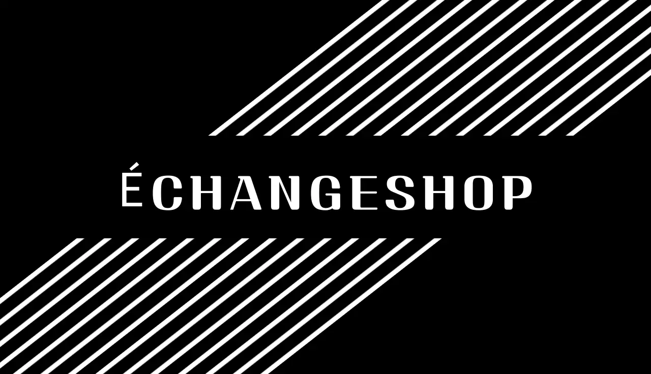 carte de visite minimale noire