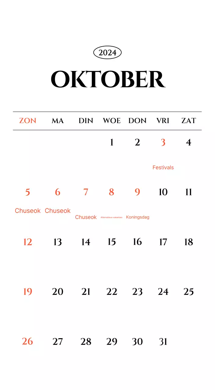 Eenvoudige kalender met zwart-wit emotionele reisfotografie concept