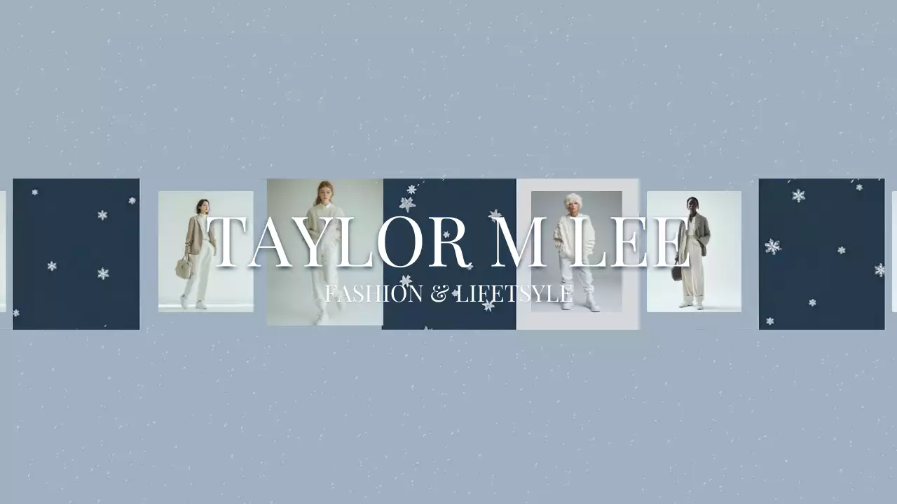 Blue Elegant Fashion Promotion YouTube Thumbnail