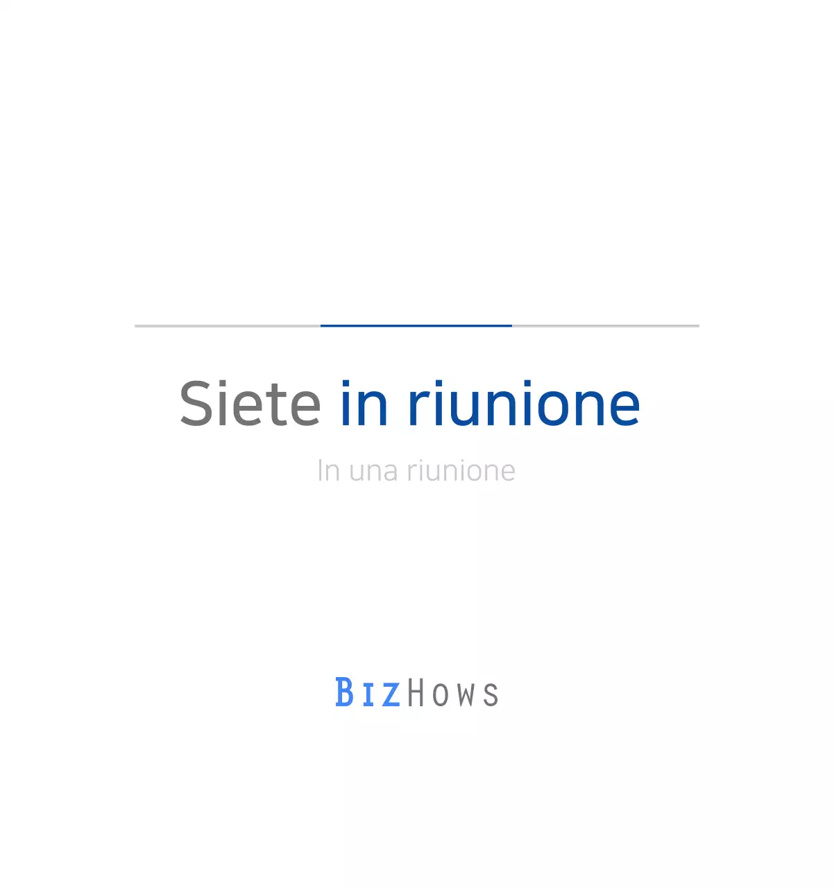 Calendario aziendale minimalista blu