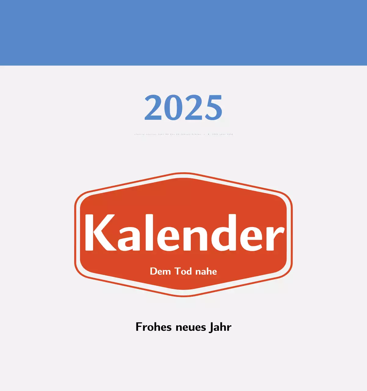 Retro-Konzept Erinnerungskalender in rot